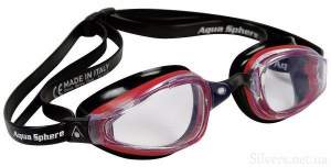 Очки для плавания Michael Phelps K180 Red/Black Lens/Clear (173020)
