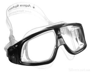 Очки для плавания Aqua Sphere Seal 2.0 Clear Lens Black/Gray (175100)