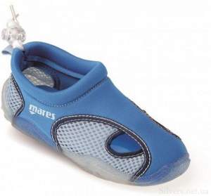 Тапочки коралловые Mares Shoe Grippy Junior, синие (440613/BL)