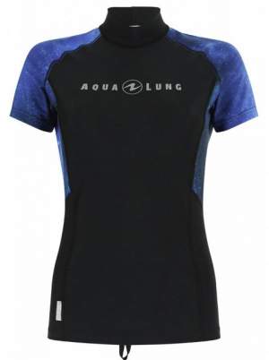Тенниска Aqua Lung Rashguard Galaxy Blue Lady, короткий рукав (RW113)
