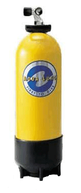 Баллон Faber 15 литров 232 bar (с 1 вых.), желтый (187408)